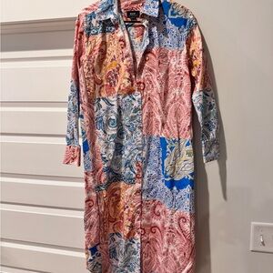 Anthropologie Maeve Multicolor Paisley Dress